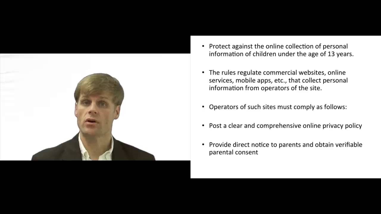 'Video thumbnail for Children's Online Privacy Protection Act'