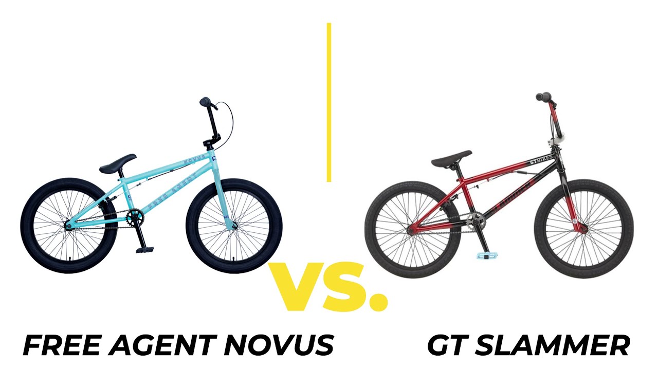 Video thumbnail for Free Agent Novus VS. GT Slammer - UNDER $400 BMX BIKES (Comprehensive Comparison)