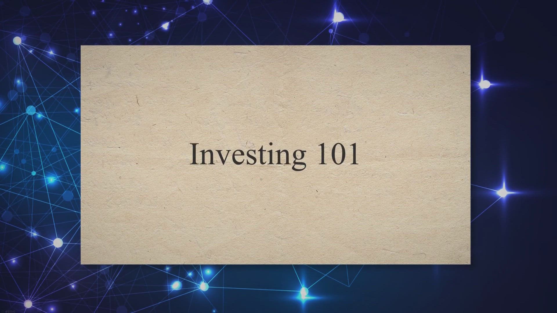 'Video thumbnail for Investing 101'