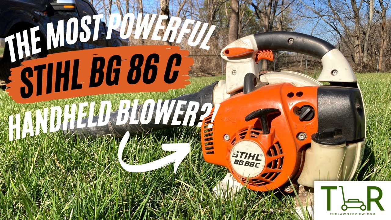 'Video thumbnail for Stihl BG86C Blower Review: 2022 Edition'