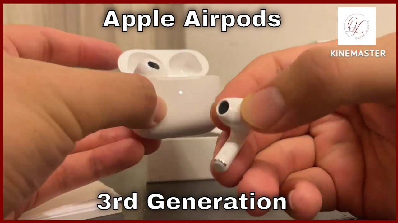 'Video thumbnail for Airpods Gen 3 unboxing'