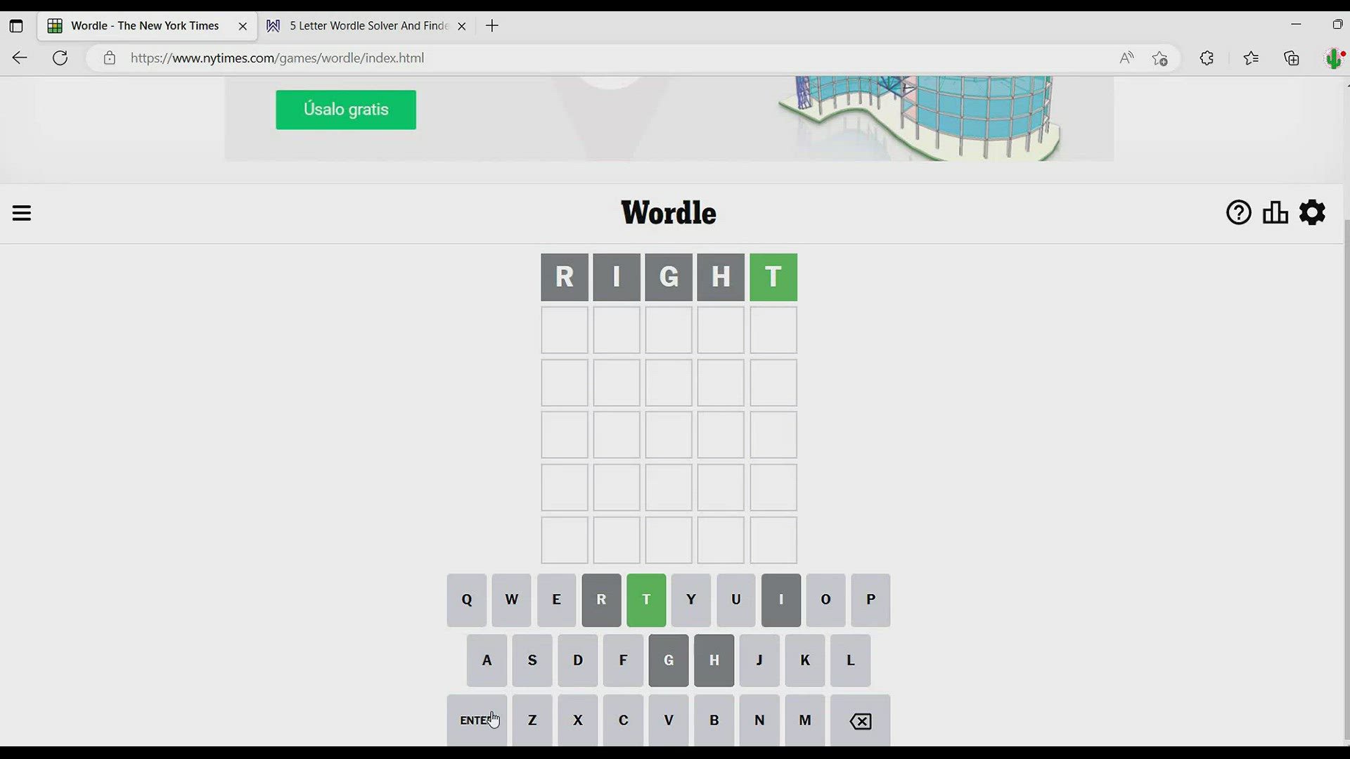 Video thumbnail for Solve any wordle with wordle solver