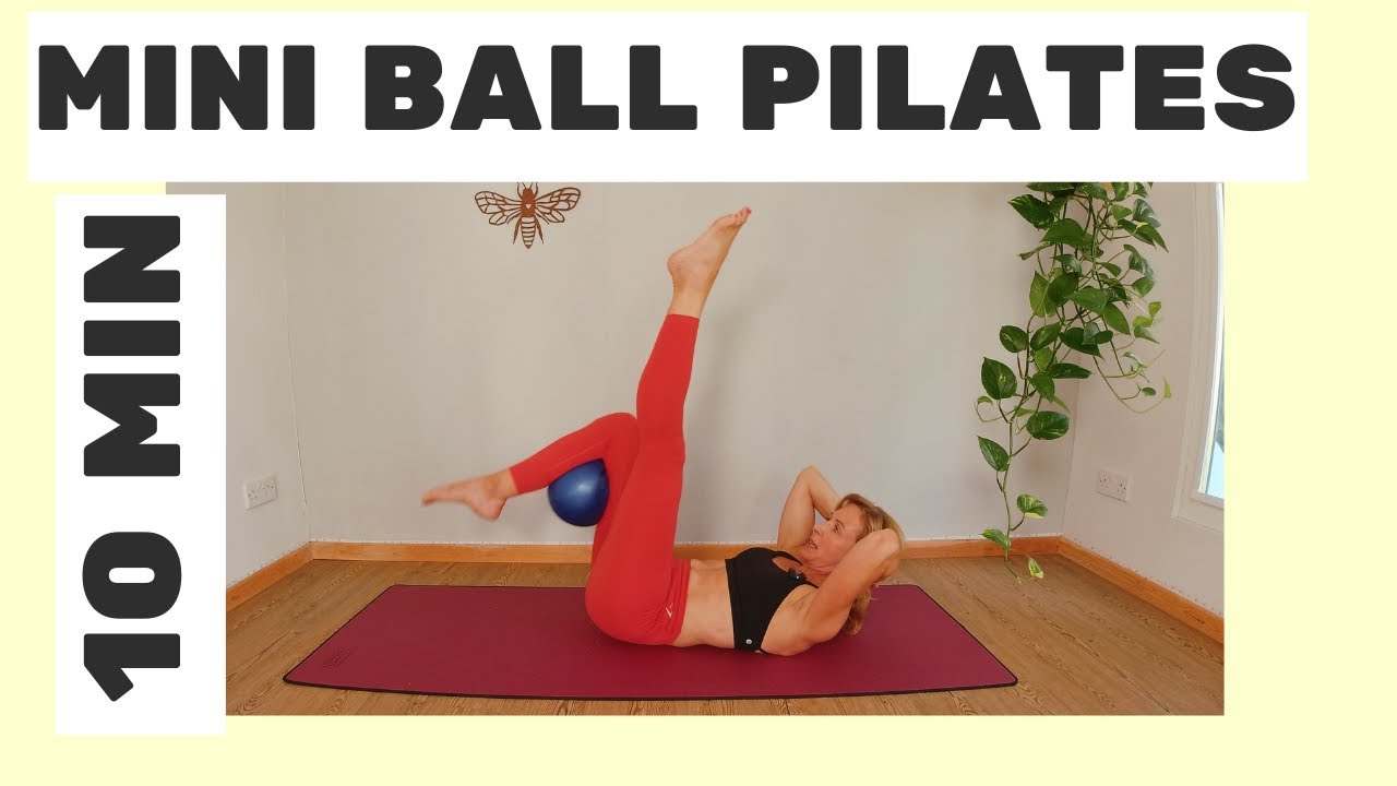 Video thumbnail for Work your abs with this express mini ball Pilates workout