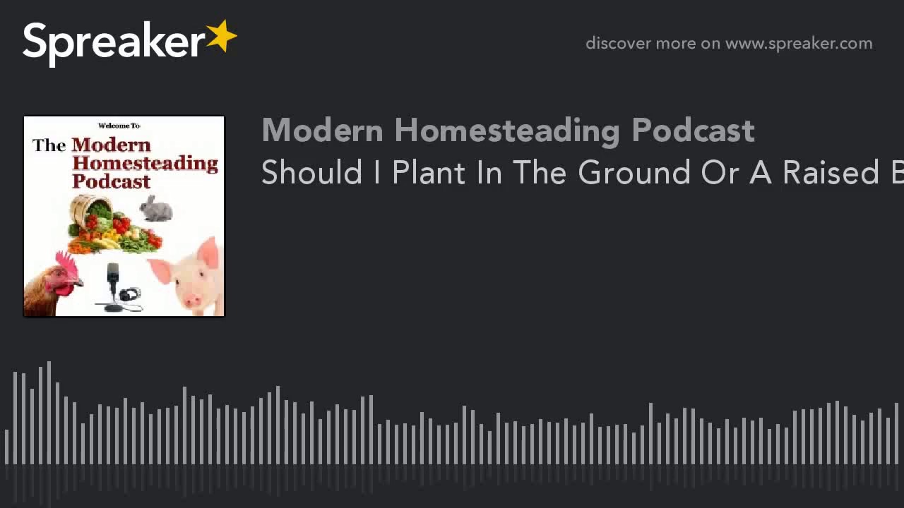 Video thumbnail for Should I Plant In The Ground Or A Raised Bed - Modern Homesteading Podcast