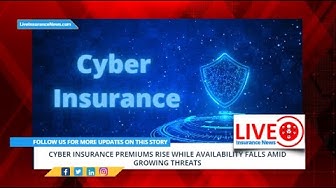 'Video thumbnail for Cyber insurance premiums rise while availability falls amid growing threats'