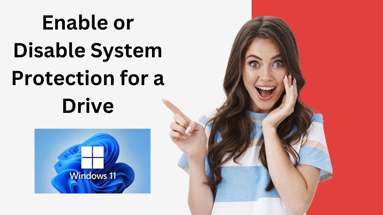 'Video thumbnail for Enable or Disable System Protection for a Drive in Windows 11'