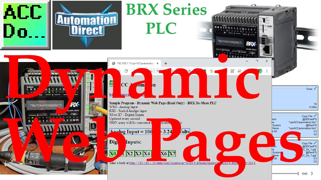 'Video thumbnail for BRX Do-More PLC Dynamic Web Pages'