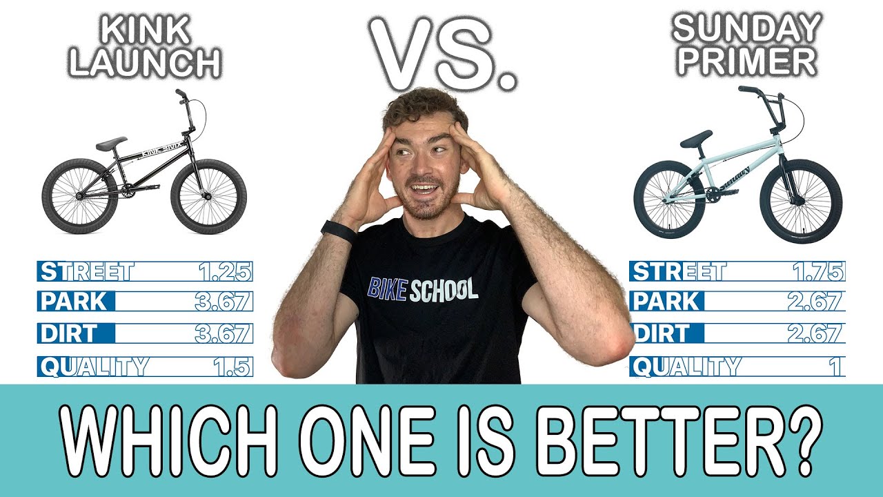 Video thumbnail for BMX Comparison - SUNDAY PRIMER VS. KINK LAUNCH