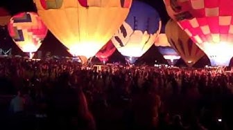 'Video thumbnail for Balloon lightings at the Colorado Springs Balloon Festival'
