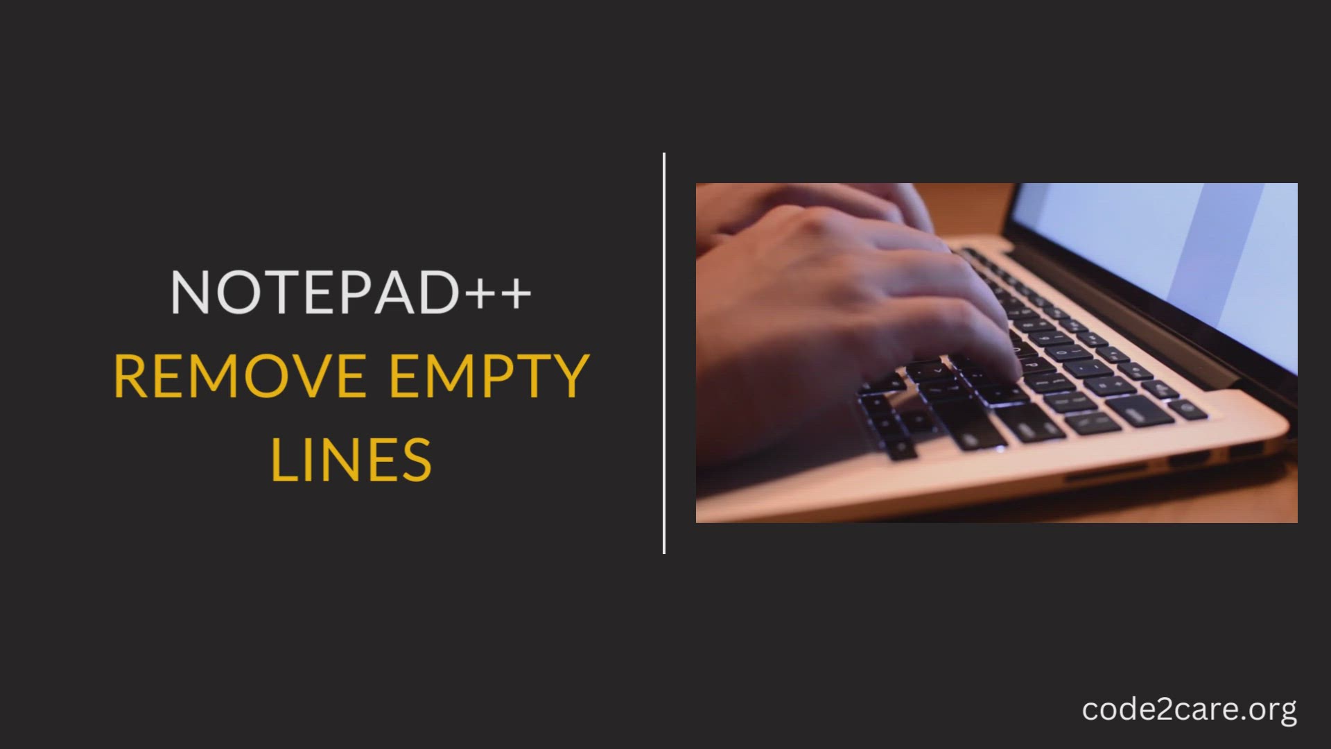 'Video thumbnail for Notepad++ Move Lines UP or Down the order'