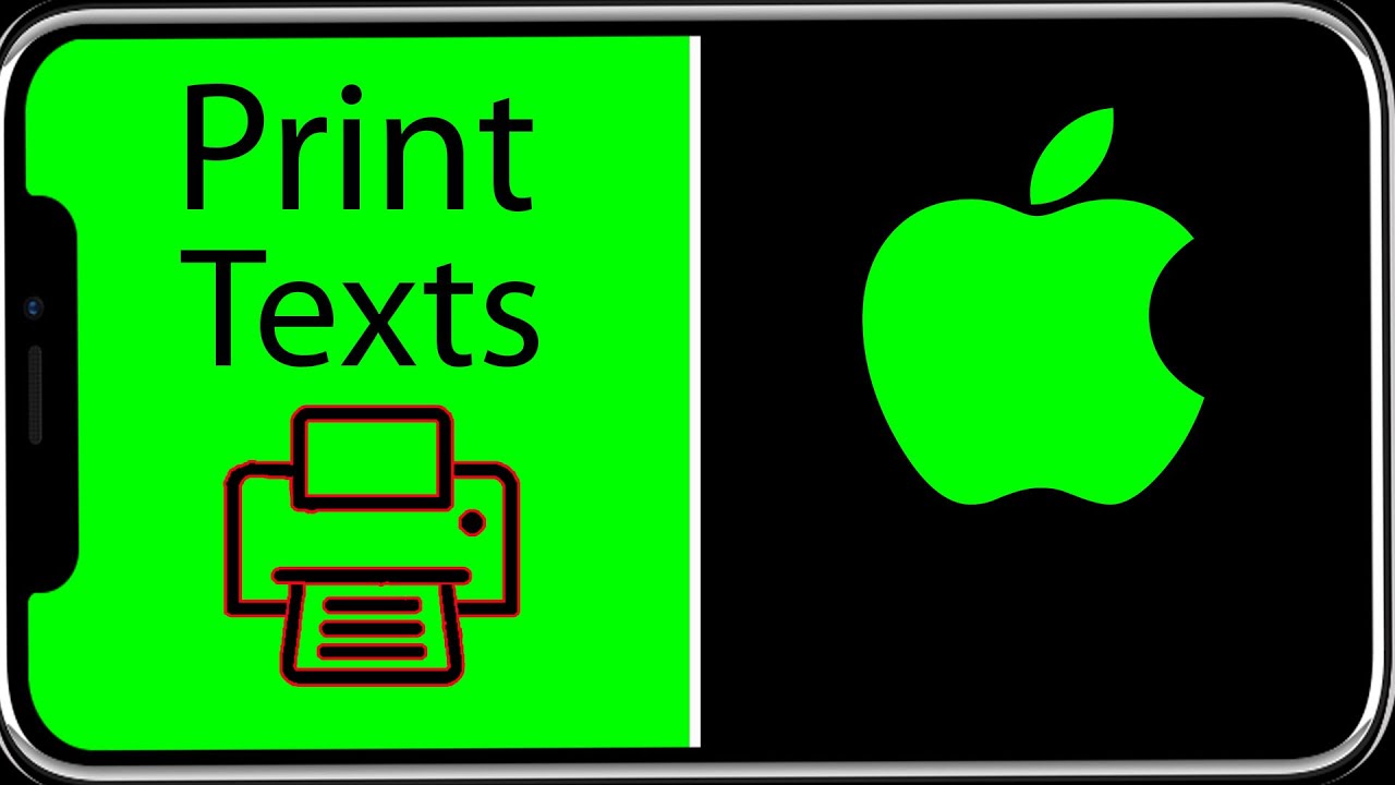 Video thumbnail for How To Print Text Messages From iPhone Or iPad 2022