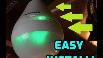 Video thumbnail for EASY Light bulb Security Camera Install Guide