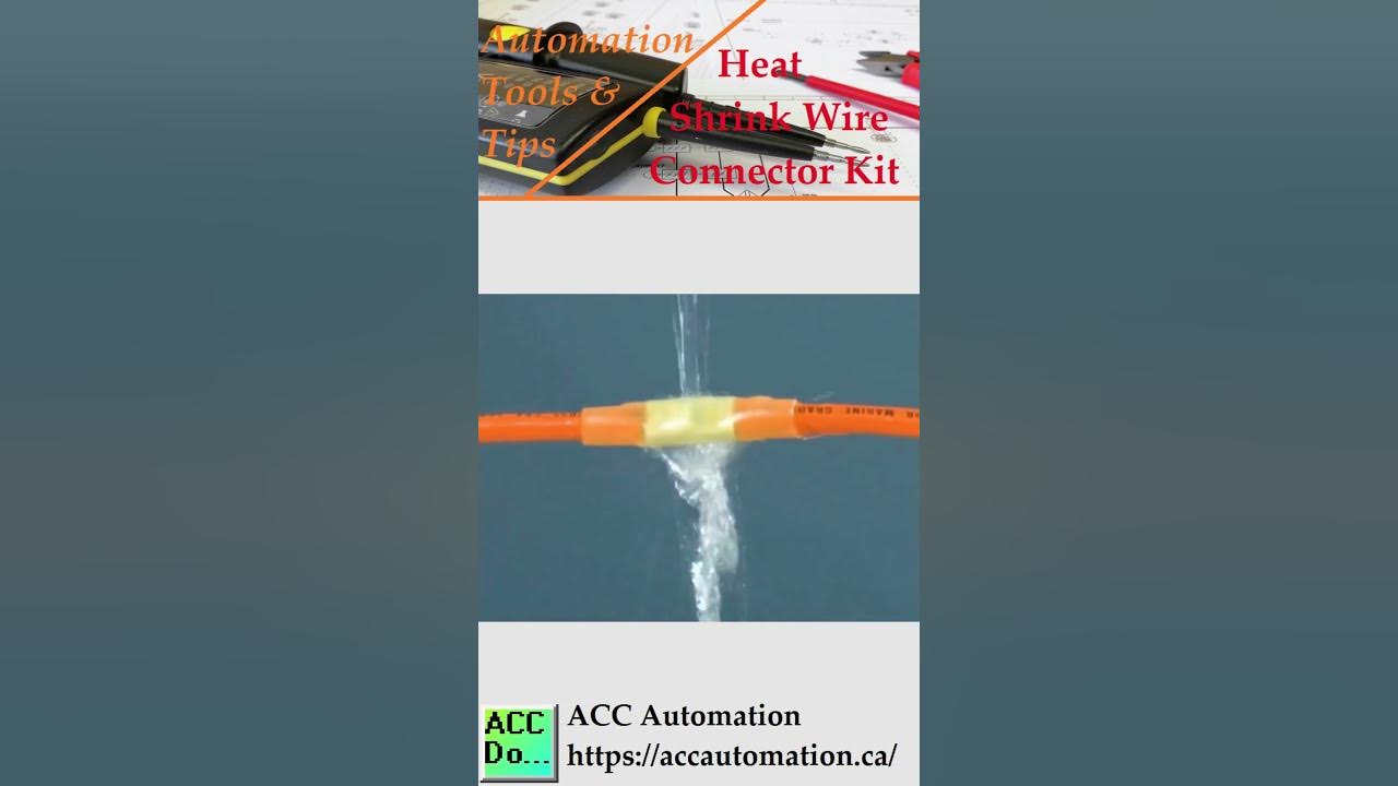 'Video thumbnail for Automation Tools - Heat Shrink Wire Connector Kit'