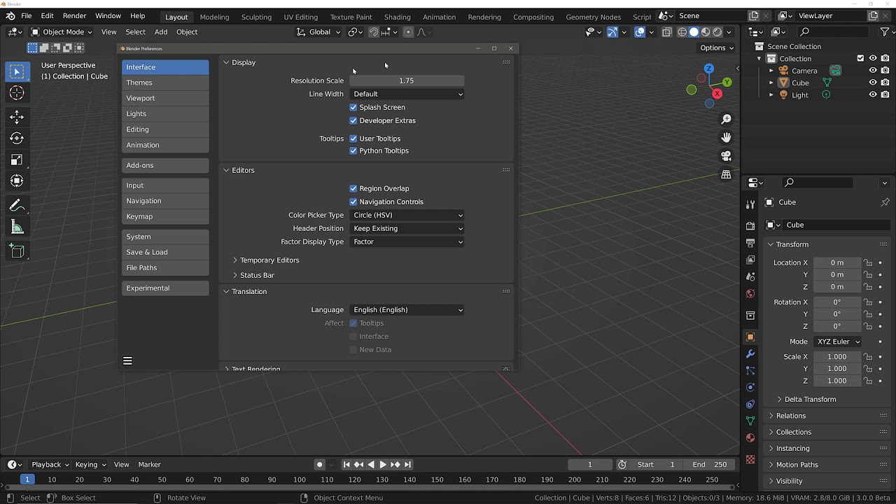 Video thumbnail for Hotkeys In Blender
