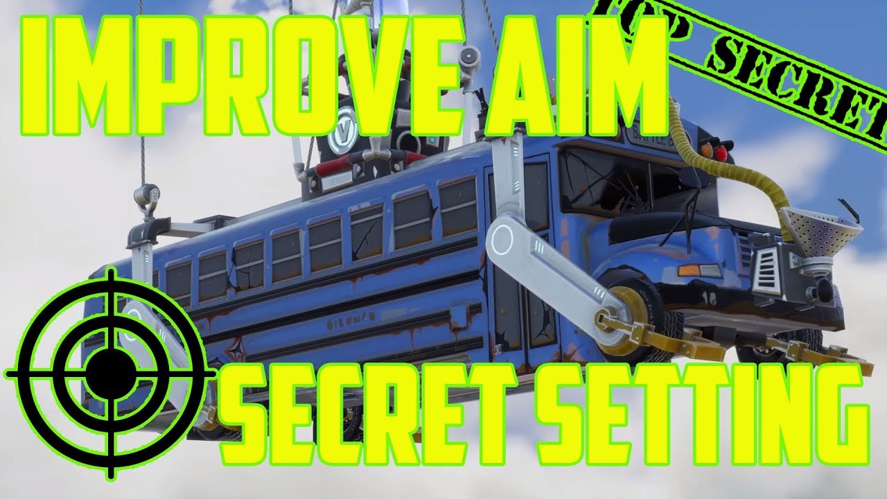 Video thumbnail for AIM like a PRO Fortnite Battle Royale Aiming Tip - HIDDEN SETTING to INSTANTLY IMPROVE!