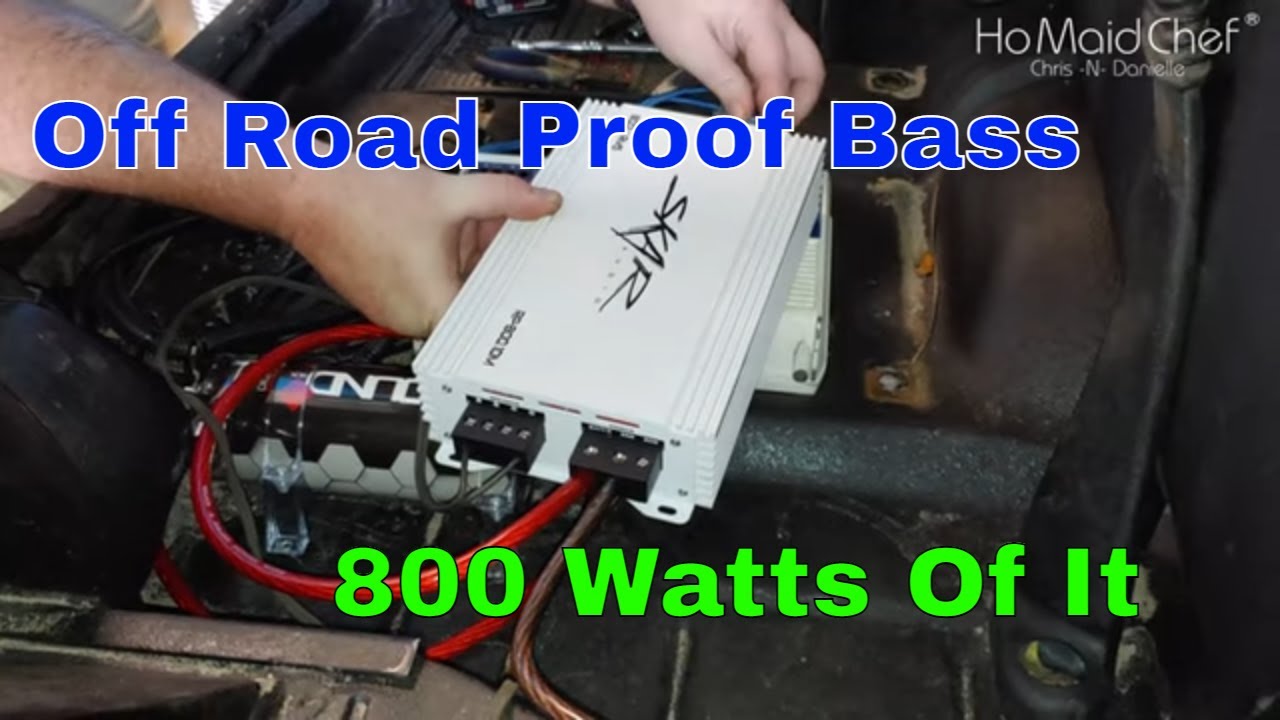 Video thumbnail for Install And Review Skar 800 Watt Marine Amplifier || Jeep Mods E42