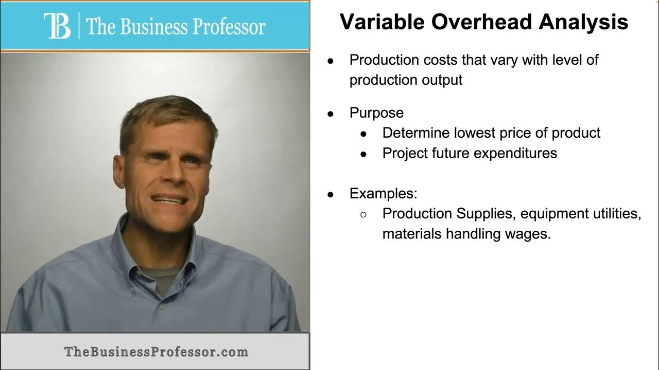 Variable Overhead Analysis | Open Video