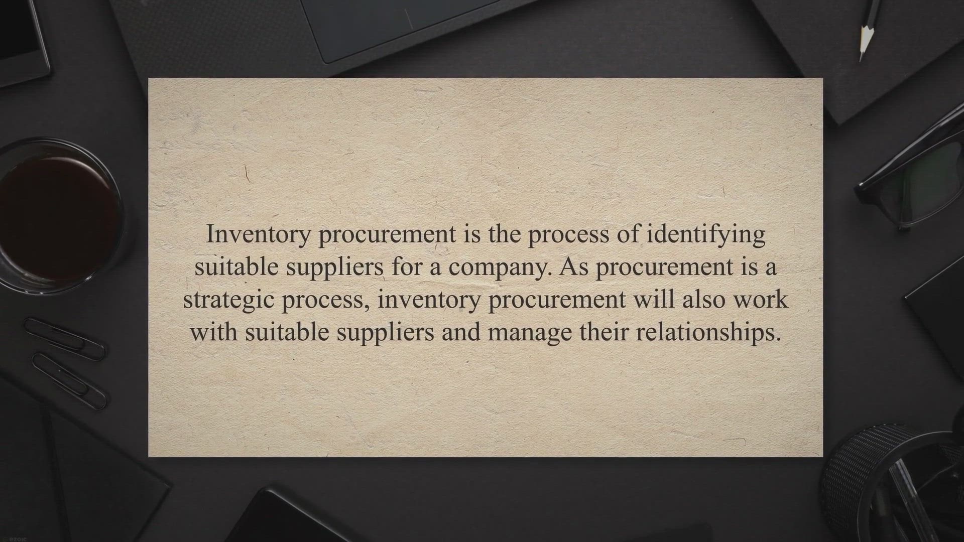 'Video thumbnail for What Is Inventory Procurement?'