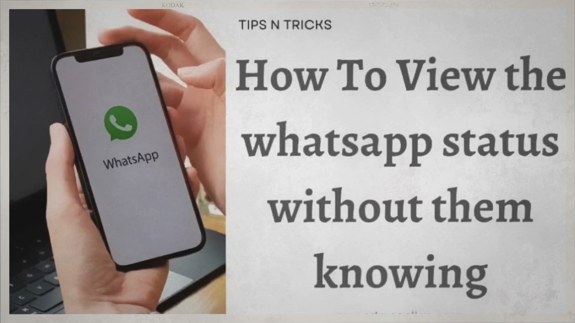 Video thumbnail for How to see WhatsApp status without knowing them | WhatsApp Tricks