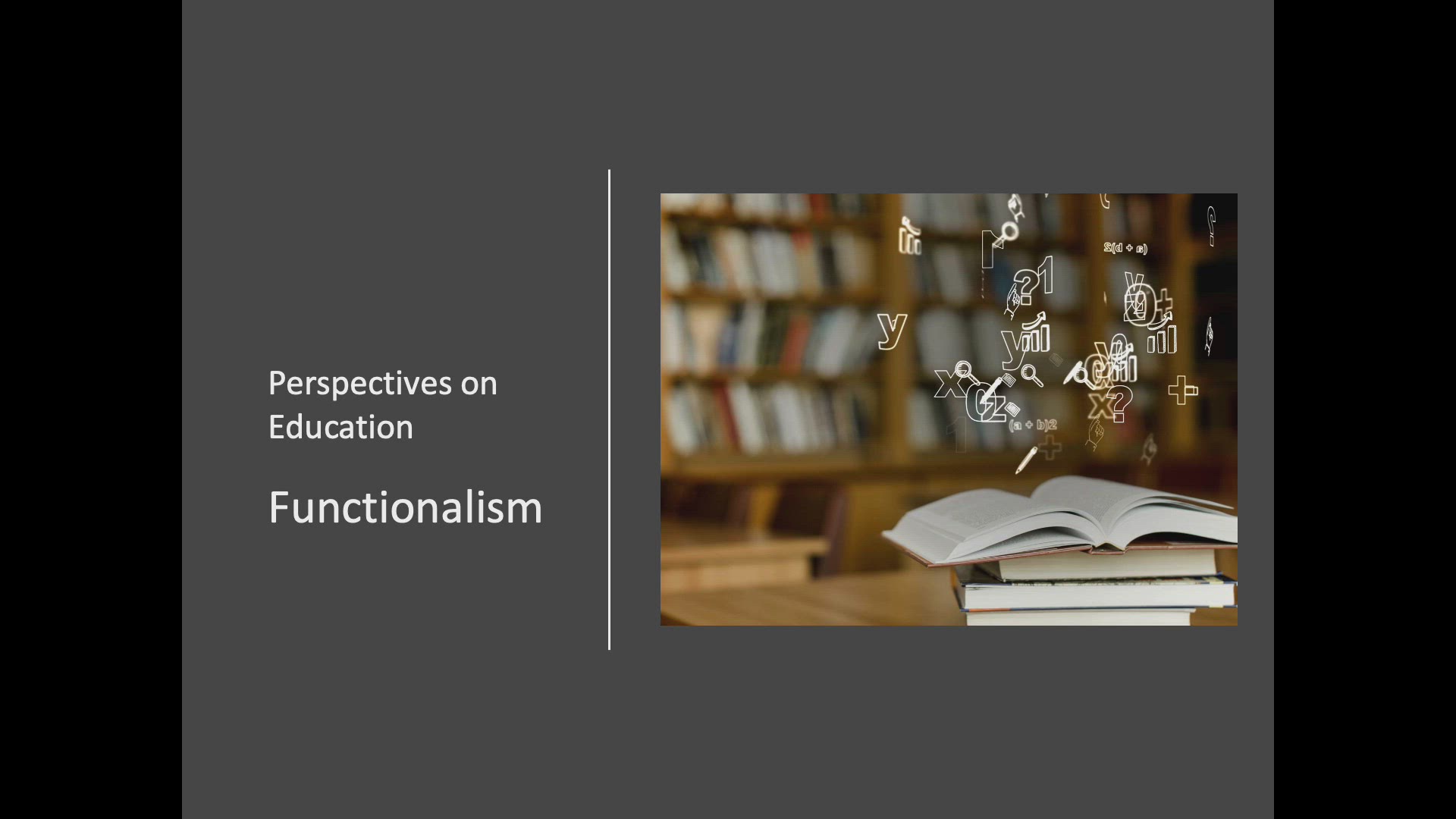 'Video thumbnail for The Functionalist Perspective on Education'