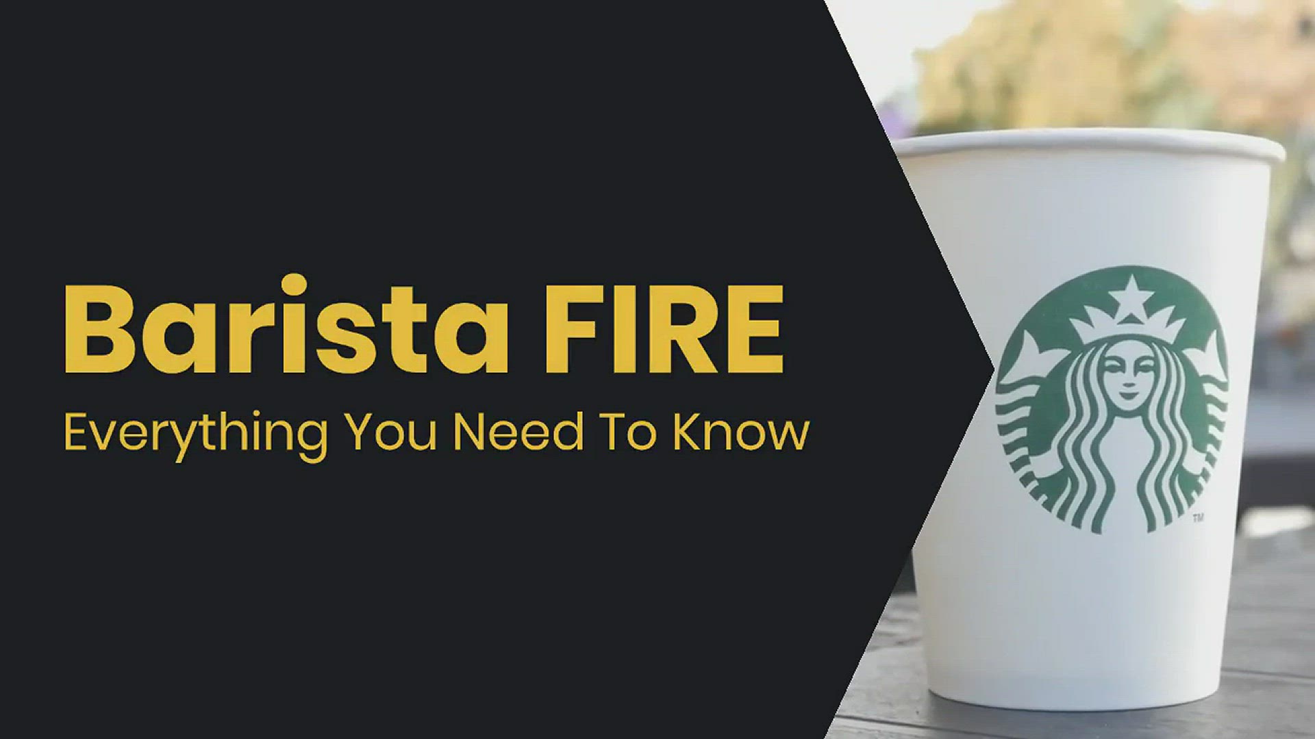 'Video thumbnail for Barista FIRE: Everything You Need To Know'
