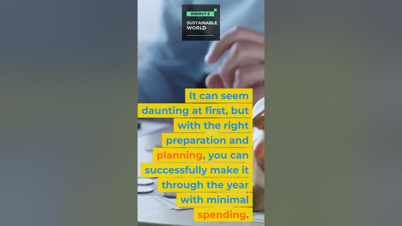 Video thumbnail for How to Prepare for a Year of Low Spending