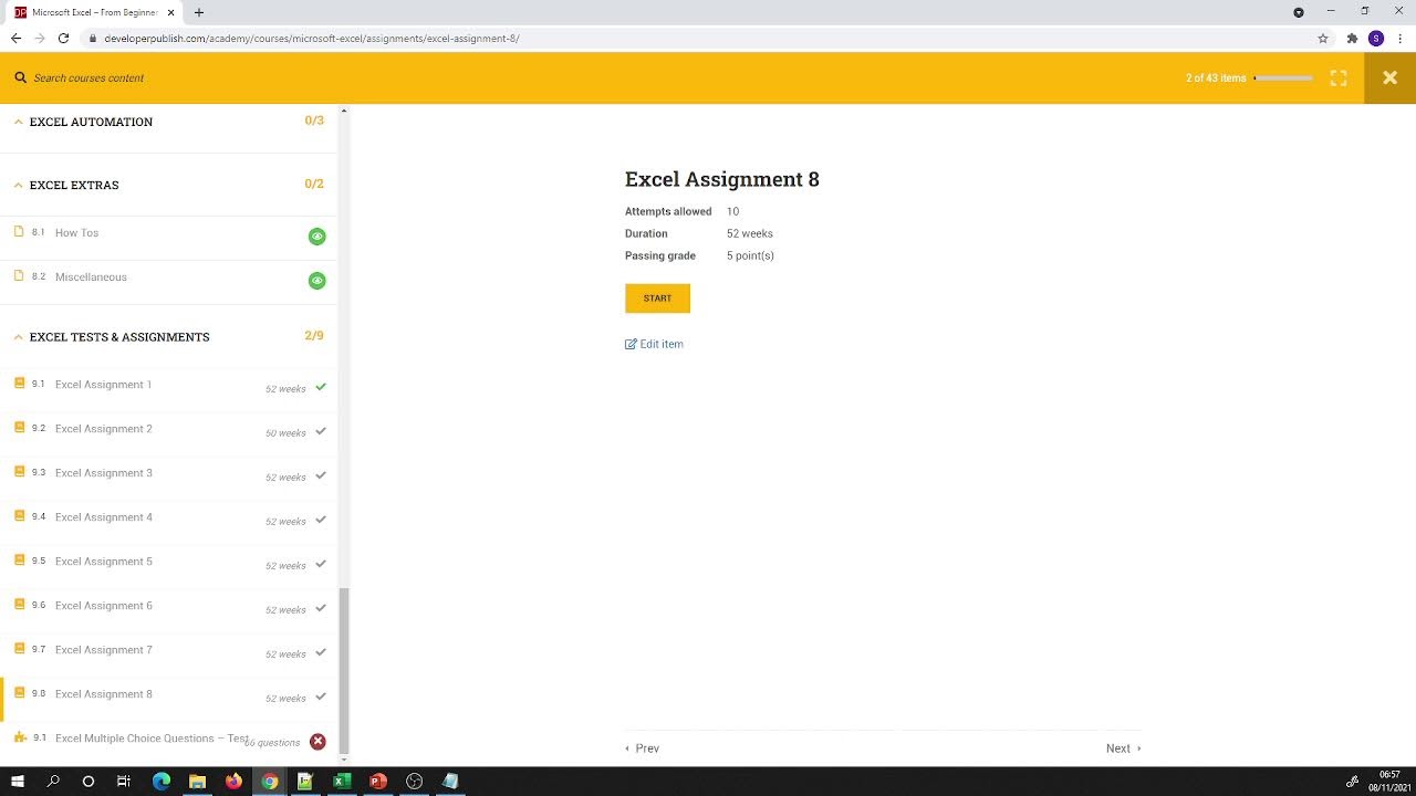 Video thumbnail for Excel for Beginners - Day 5