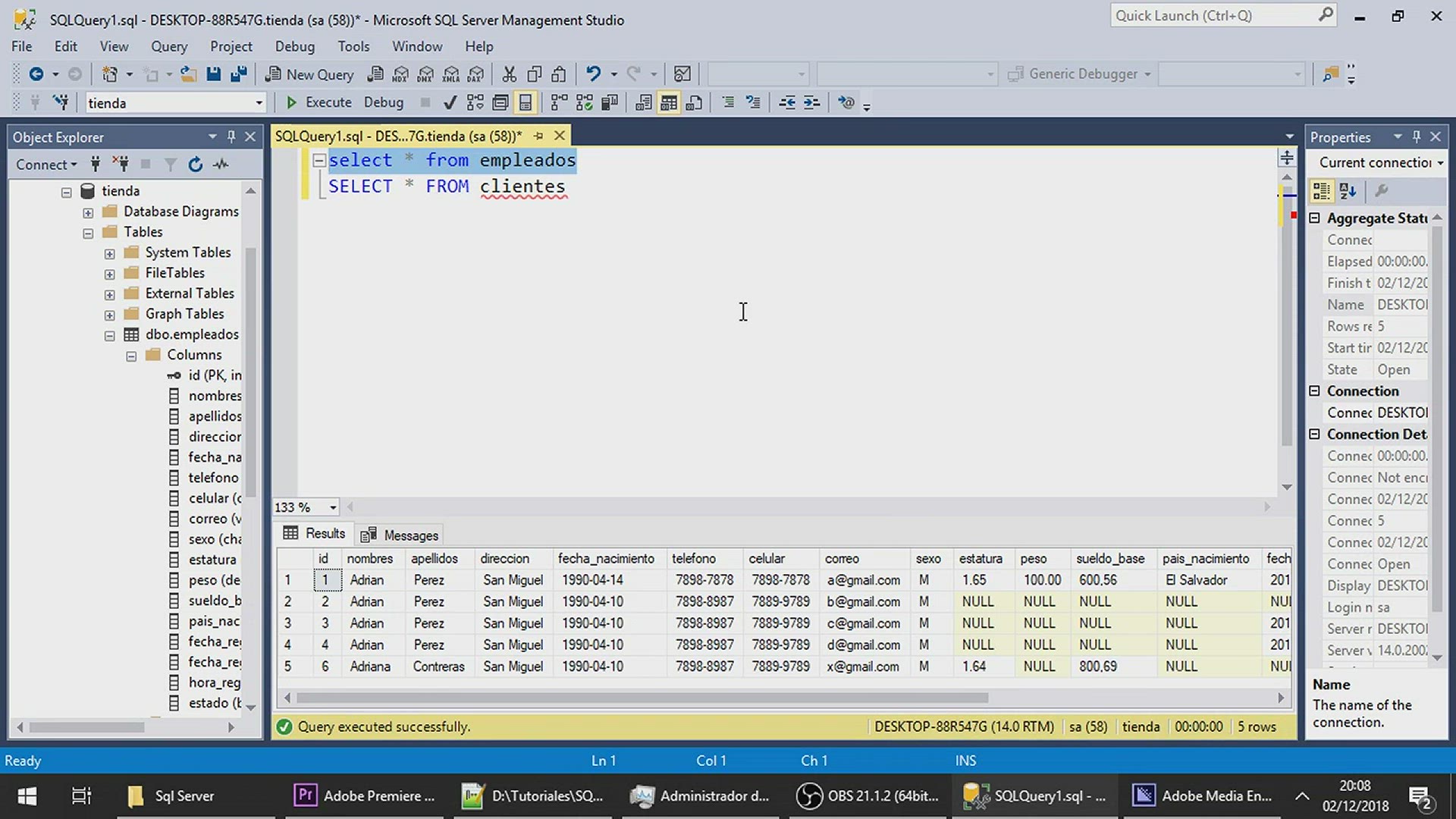 'Video thumbnail for 17 - Eliminar Registros: Comando DELETE SQL Server '