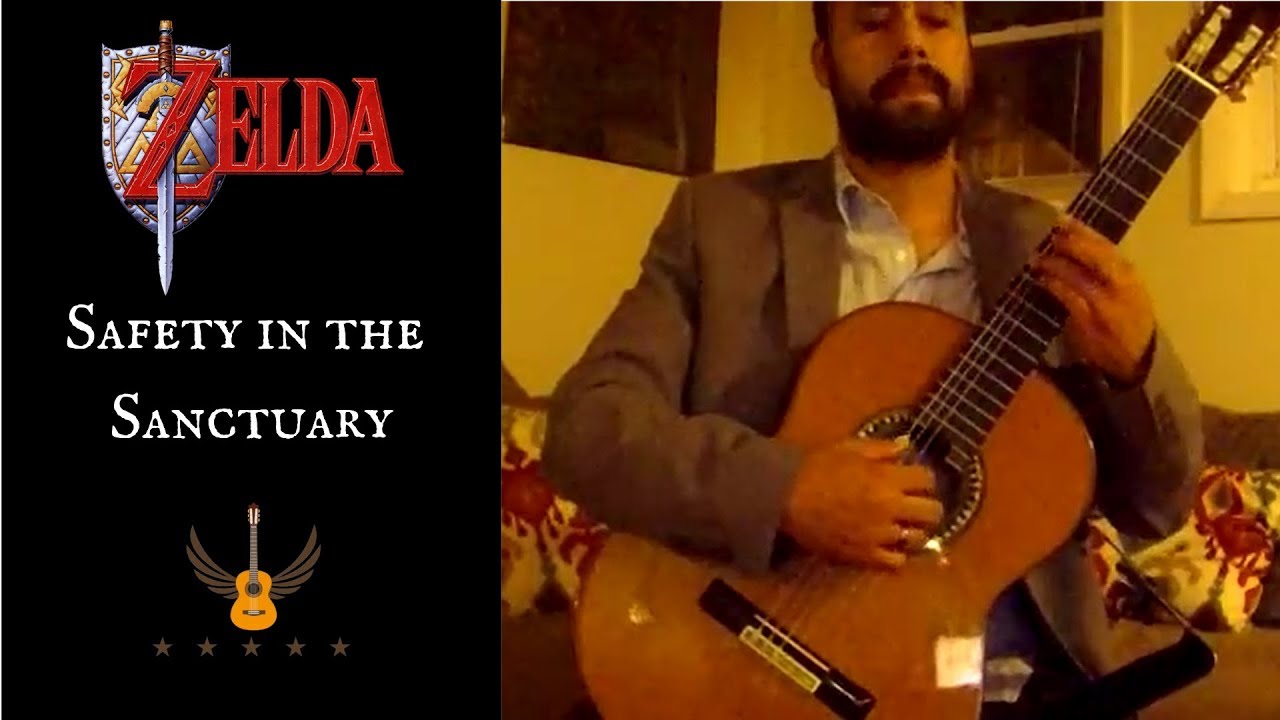 Video thumbnail for Safety In The Sanctuary Guitar | Zelda Guitar Cover (Tabs)