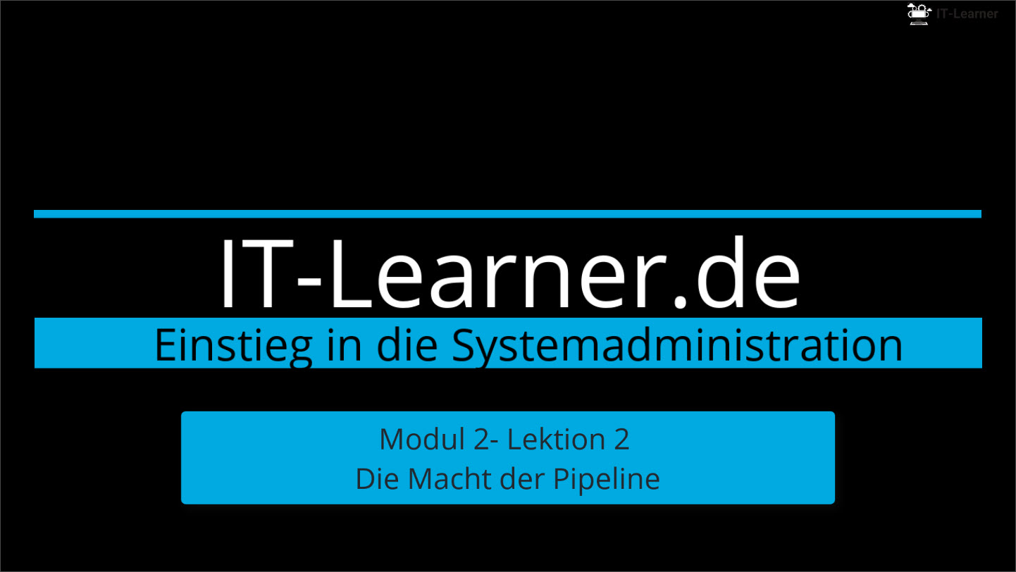 'Video thumbnail for Die Macht der PowerShell Pipeline'