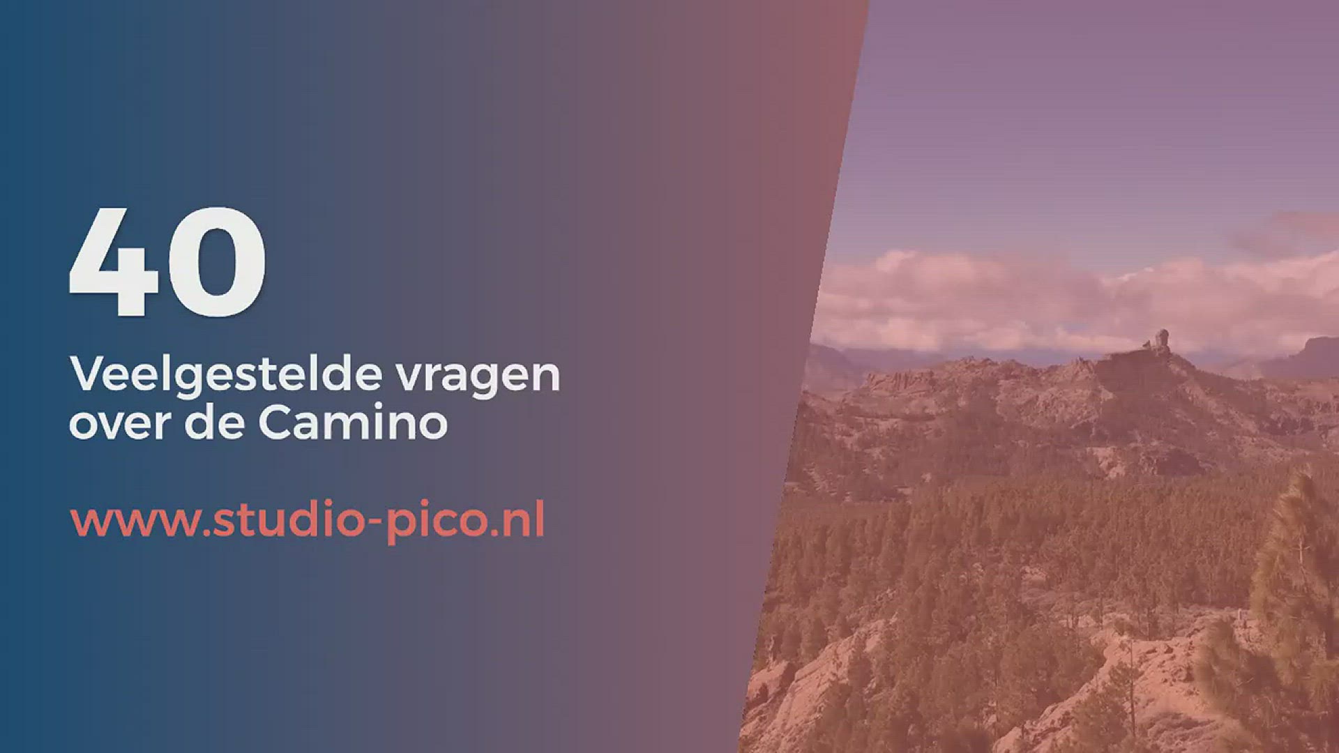 Video thumbnail for 40 Veelgestelde vragen over de Camino