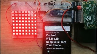 Video thumbnail for Control WS2812B/Neopixel Using Mobile Phone and Raspberry Pi