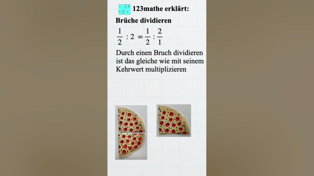 'Video thumbnail for Bruch dividieren #shorts'