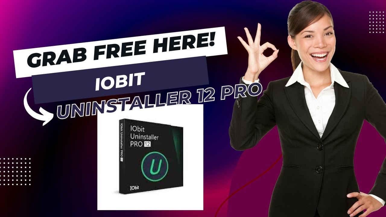'Video thumbnail for Grab 6 Months Free License of IObit Uninstaller 12 Pro'