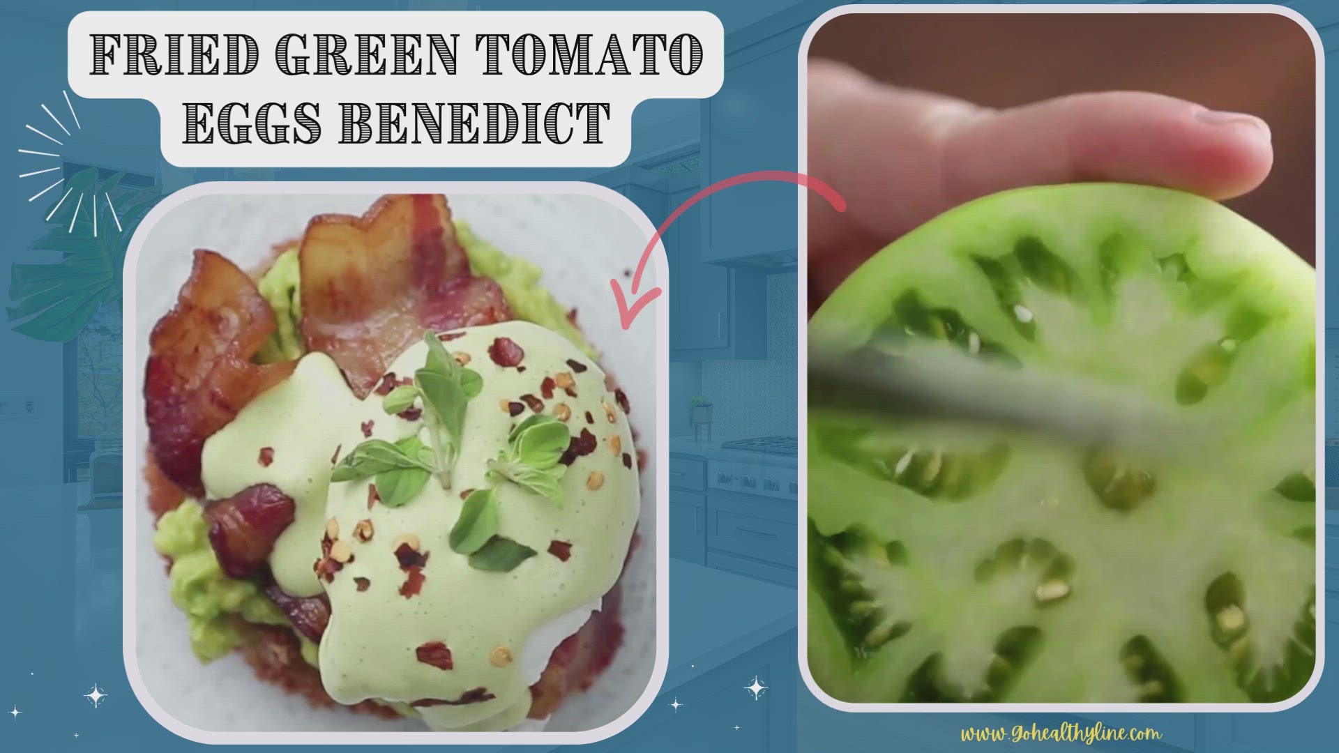 Video thumbnail for Fried Green Tomato Eggs Benedict