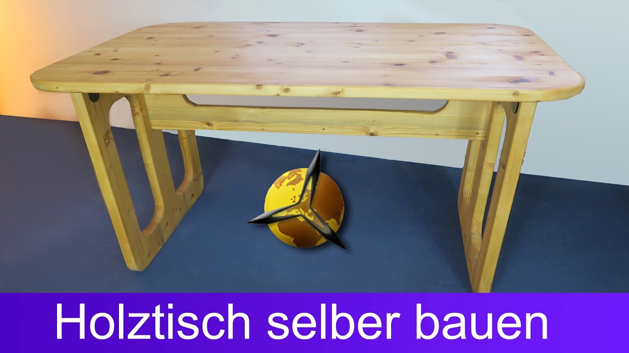 'Video thumbnail for Einfachen Esstisch / Holztisch selber bauen'
