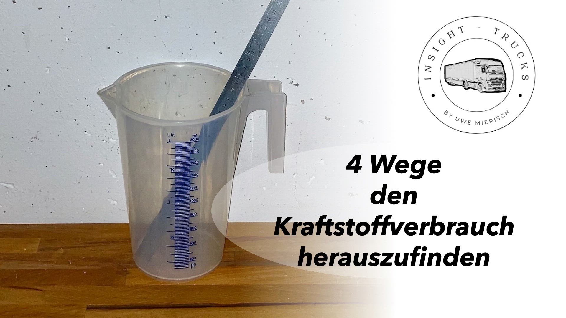Video thumbnail for Die 4 Möglichkeiten den Kraftstoffverbrauch herauszufinden.