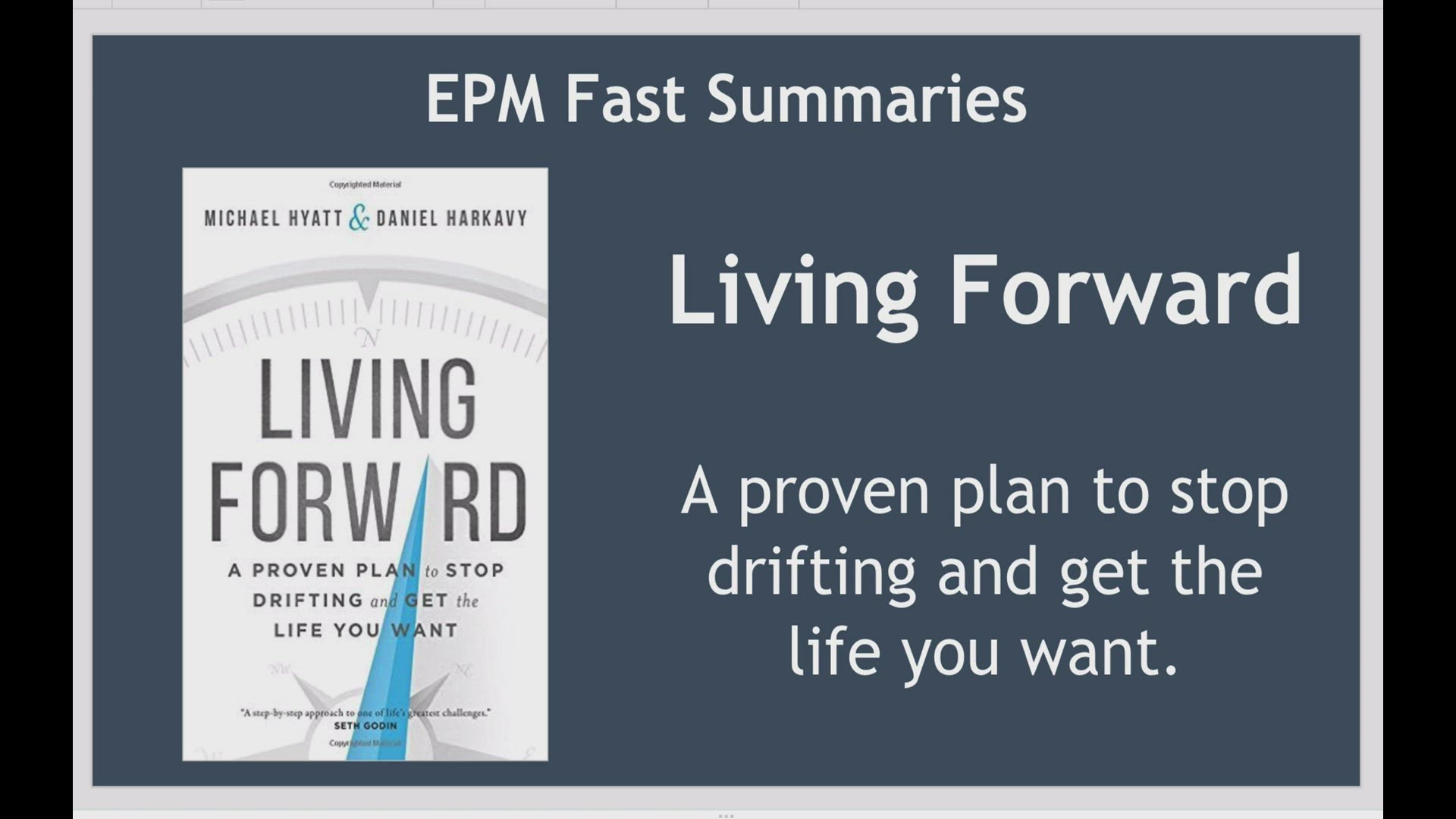 'Video thumbnail for Book Summary: Living Forward'