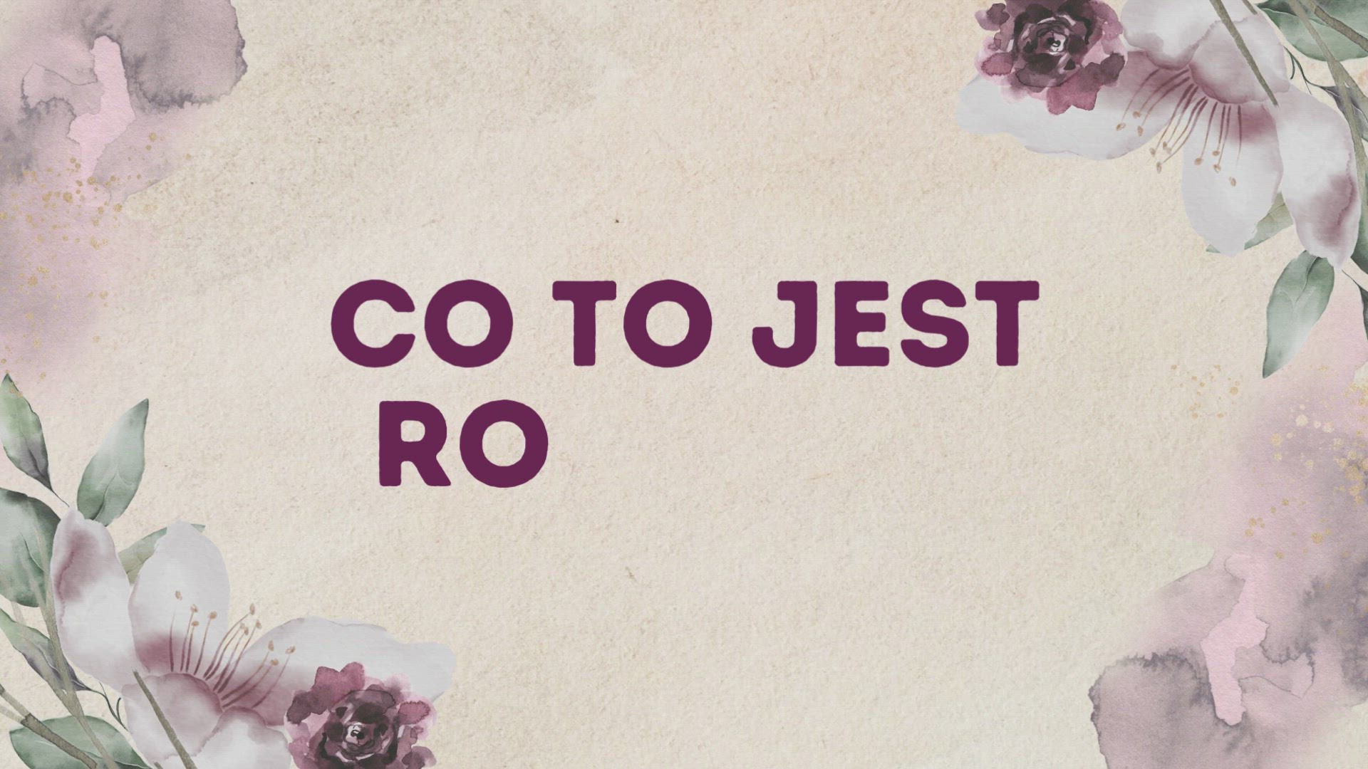 'Video thumbnail for Co to jest rozwód'