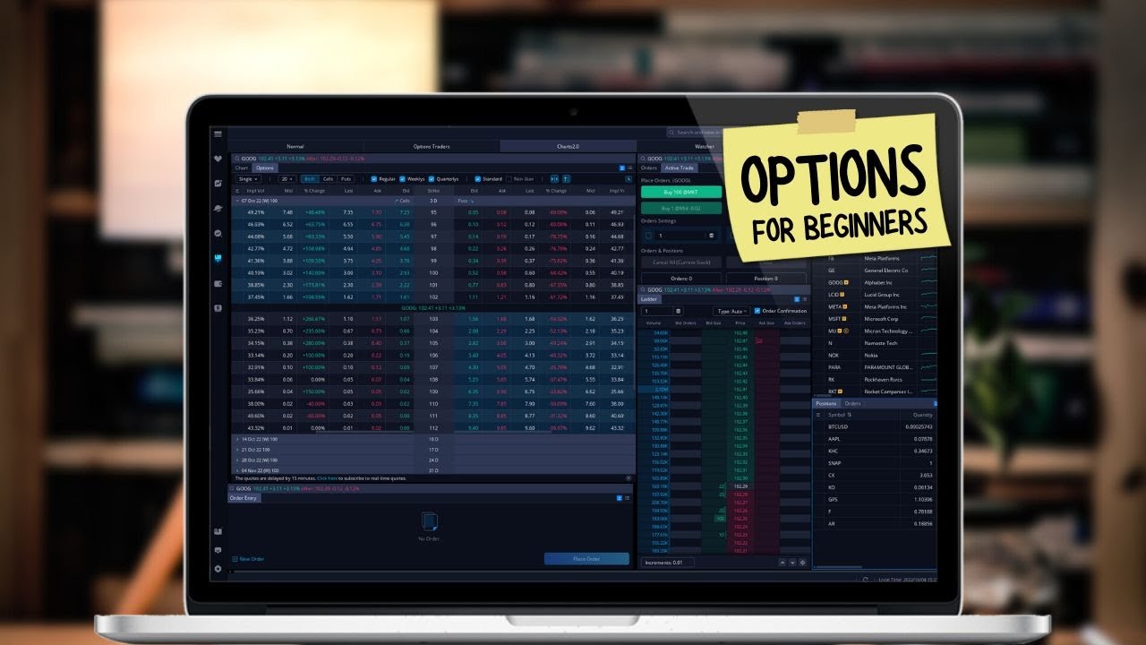 'Video thumbnail for Trading Options on Webull for Beginners (Step-by-Step Tutorial)'