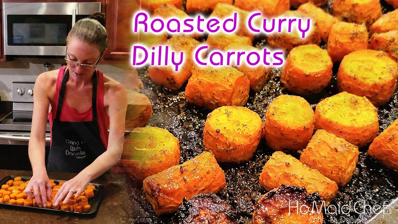 Video thumbnail for Roasted Curry Dilly Carrots | Dining In With Danielle