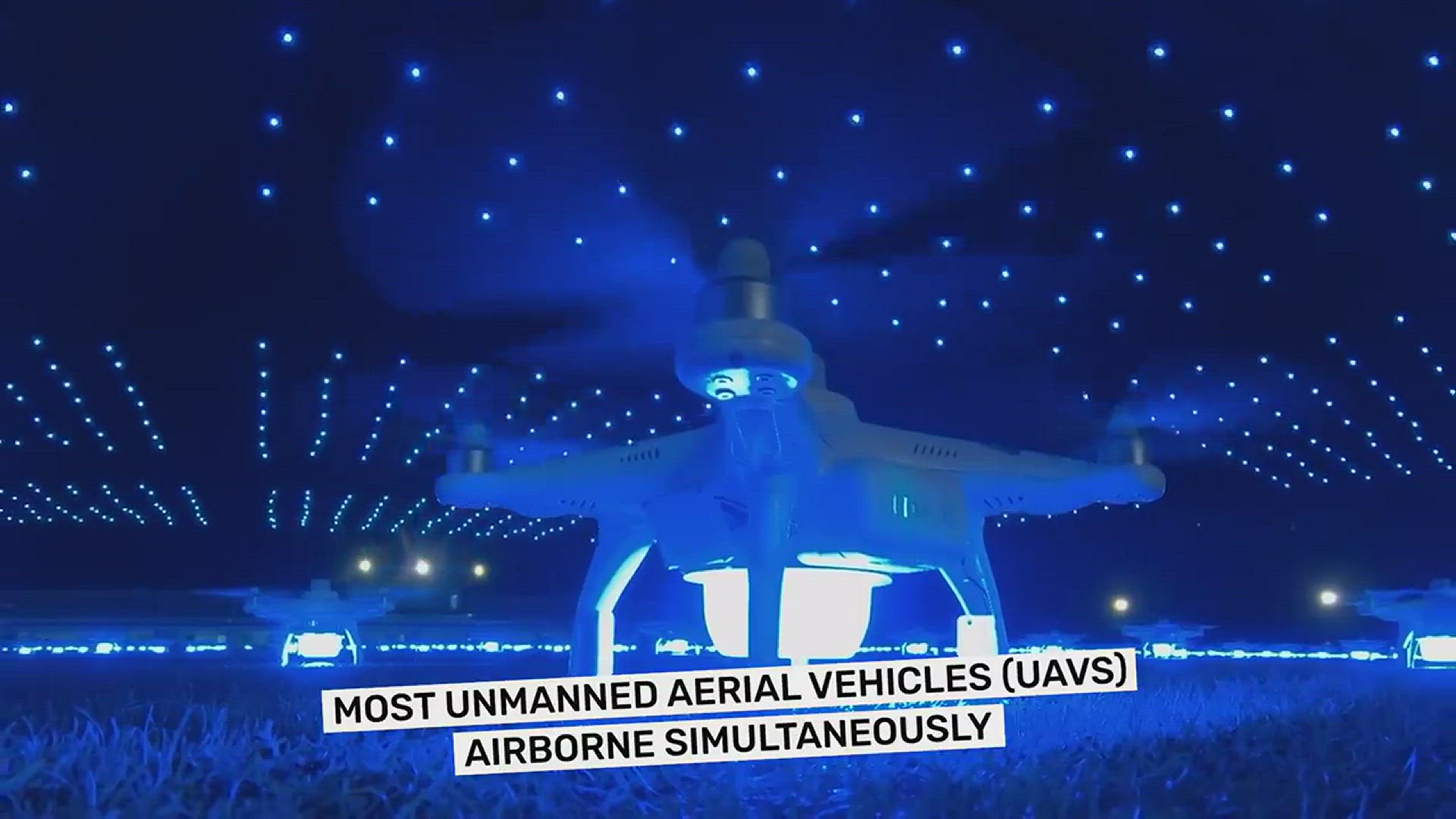 Video thumbnail for Biggest Drone Display  Will WoW You  - Guinness World Records