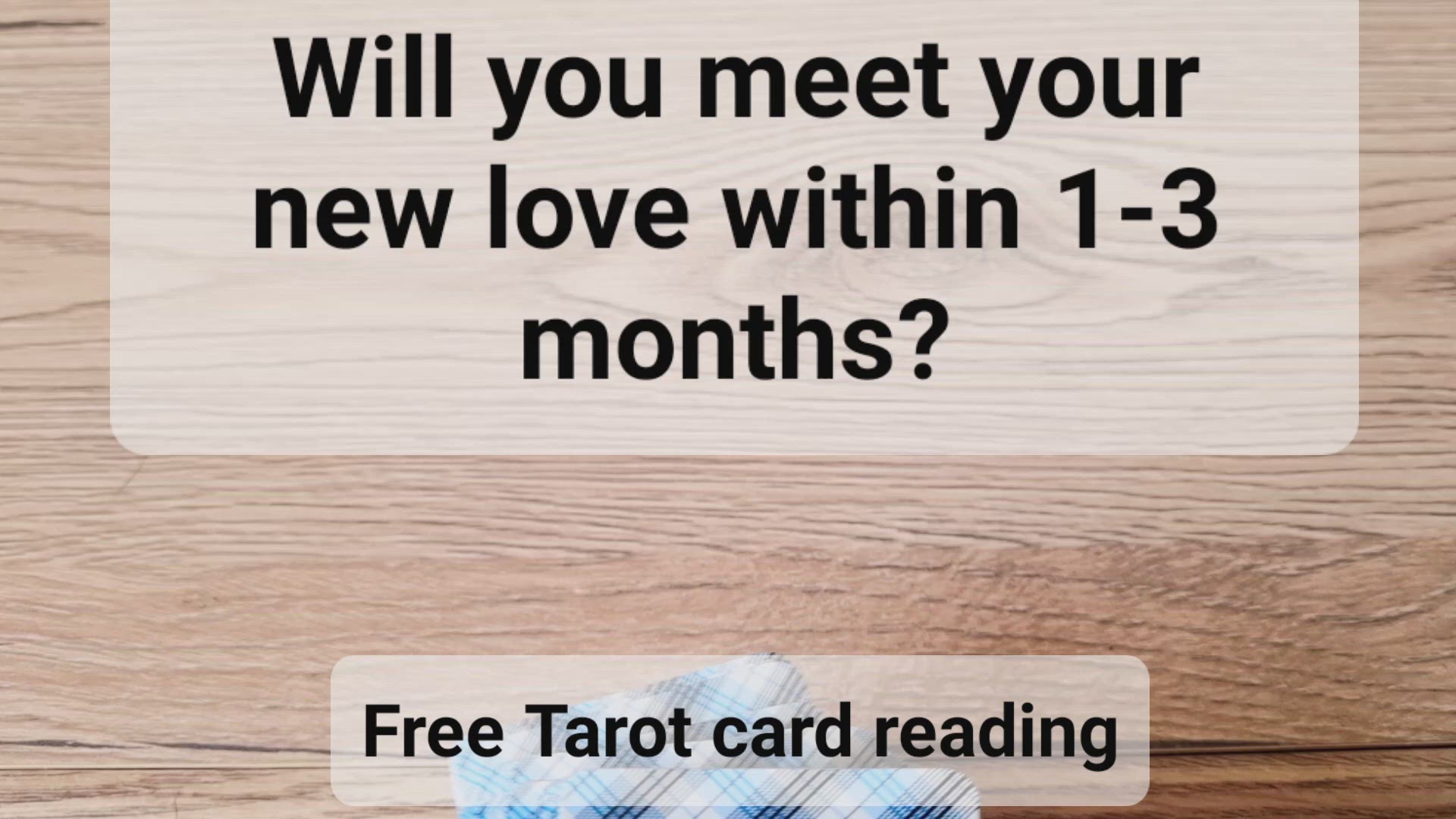 Video thumbnail for Will you find your new love Tarot card reading