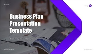 'Video thumbnail for Business Plan PowerPoint Template by mslides'