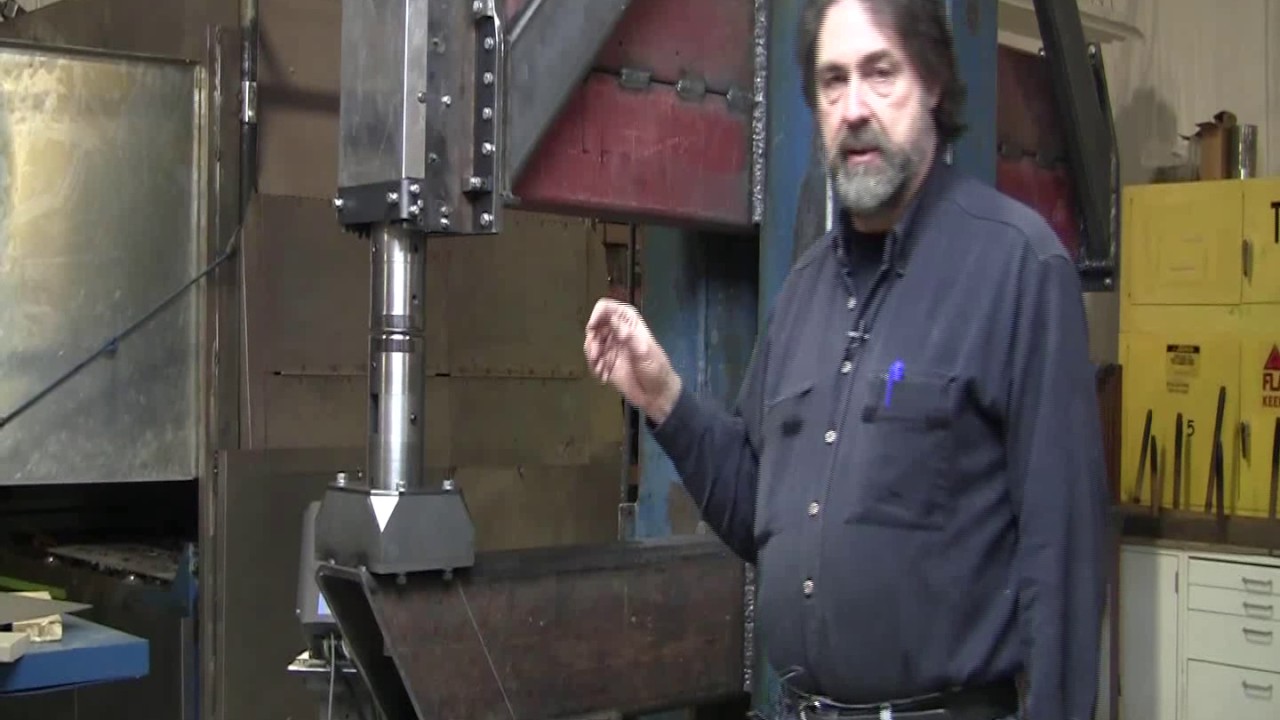 Video thumbnail for The story of my new shop designed and built double headed power hammer