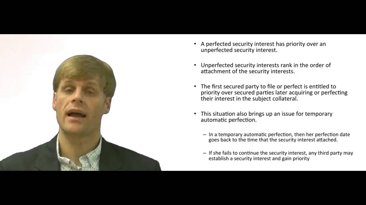 'Video thumbnail for Priority Rules for Conflicting Security Interests'