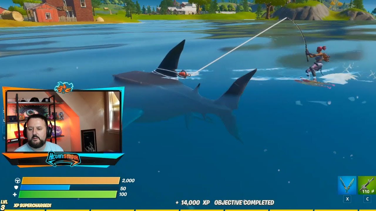 Video thumbnail for How To Ride A Shark In Fortnite