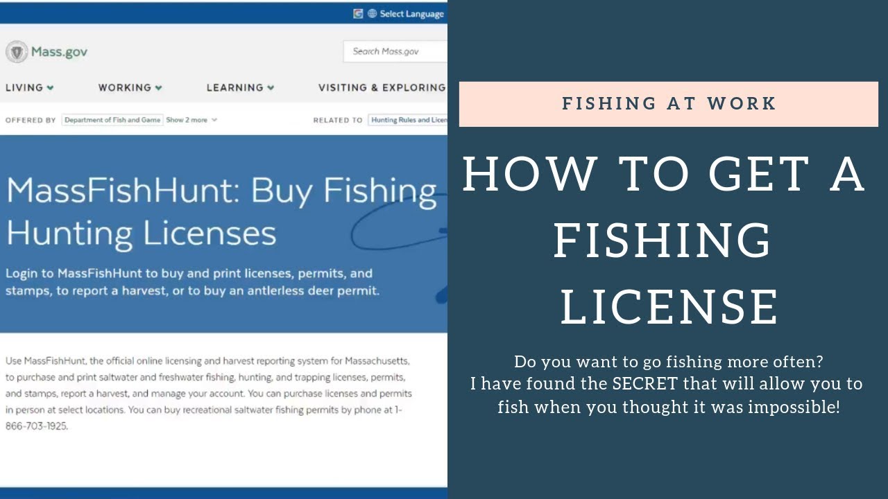 'Video thumbnail for How To Get A Fishing License'