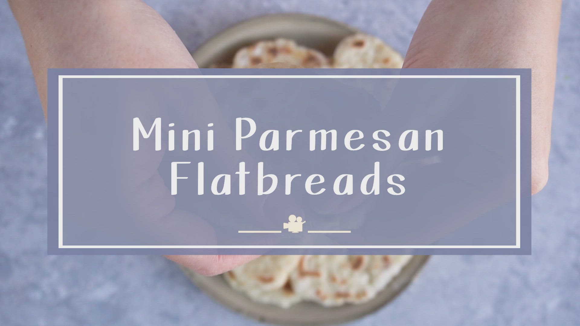 'Video thumbnail for Mini Parmesan Flatbreads'