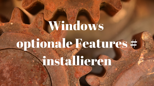 'Video thumbnail for Was sind die Optionale Features unter Windows'